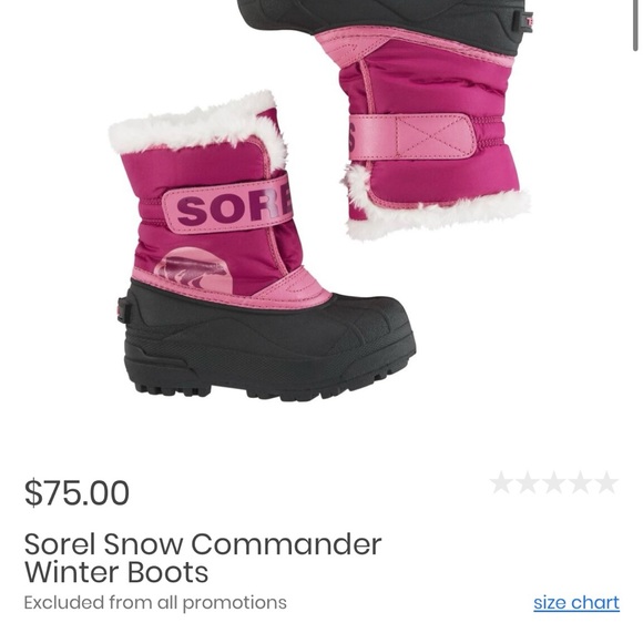 New Condition Toddler Sorel Winter Boots - Picture 4 of 4